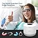 Advanced Ultrasonic Retainer Cleaner Machine for Dentures, Mouth Guards, Braces, Toothbrush Heads, Jewelry, 45kHz Triple-Phase Purification System, 4 Modes for Multiple Dental Appliances