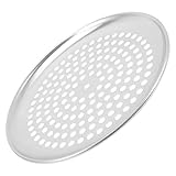 NUOBESTY Pizza Backblech mit Löchern Perforiertes Pizzablech für Pizza Einfache Zuhause und Gastronomie