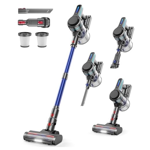 NADALY Cordless Vacuum Cleaner for Home, 8-in-1 Powerful Stick Vacuum Cordless with 45Mins Runtime, Anti-Tangle, Lightweight, 1.5L Dust Cup, Rechargeable Vacuum for Hardwood Floor Carpet Pet Hair