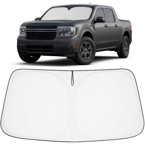 Image of Proadsy Custom Fit Car Windshield Sun Shade for 2022-2026 Ford Maverick