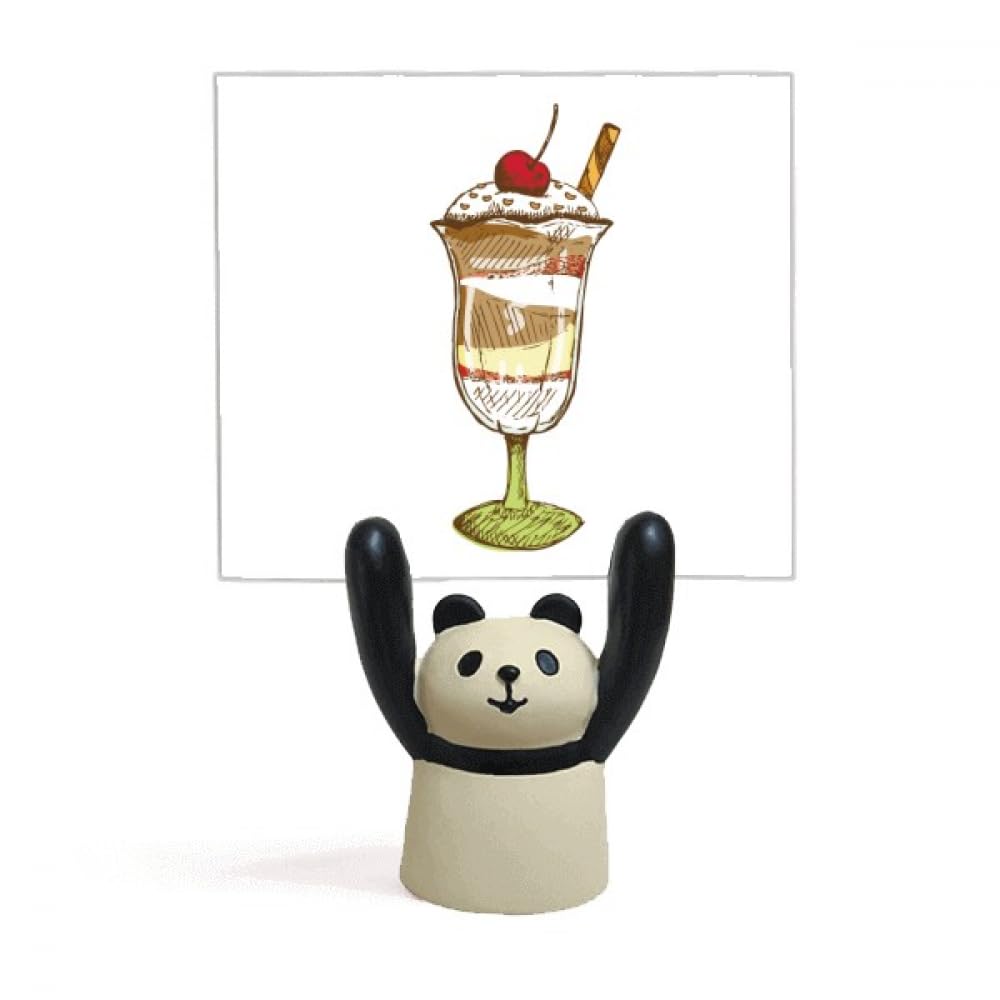 Porte-mémo panda avec pince robuste pour maintenir vos notes importantes - 4