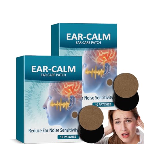 Kynelit Tinnitus Relief Patch, Natural Herbal Ear Pain Relief, 2 Box