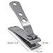 KOHM Straight Blade Nail Clippers with Nail File (in Build) - Heavy-Duty, Stainless Steel, Professional Toenail Clippers - Nail Cutters for Seniors and Adult