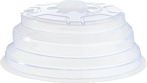 Miniatura 9 de Cubierta de microondas para alimentos y microondas, cubierta de silicona para platos para microondas, tapa protectora antisalpicaduras con rejillas