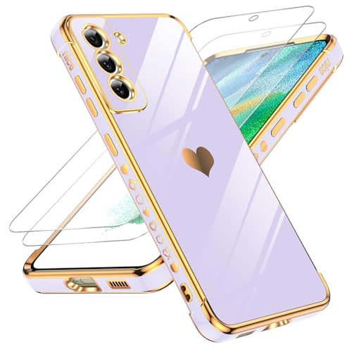 Coque Samsung S21 FE LeYi avec 2 verres trempés et protection caméra