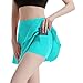 Women Tennis Skirt Golf Skorts Athletic High Waisted with 2 Pockets Inner Shorts Sport Workout Pleated Pickleball (US, Alpha, Medium, Regular, Regular, Light Blue)