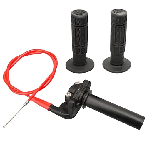 Poignées câble d'accélérateur motocross 22mm pour guidon de moto quad pikbike
