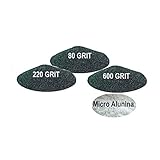 Abrasive 80, 220 and 600 Silicon Carbide Grit Kits