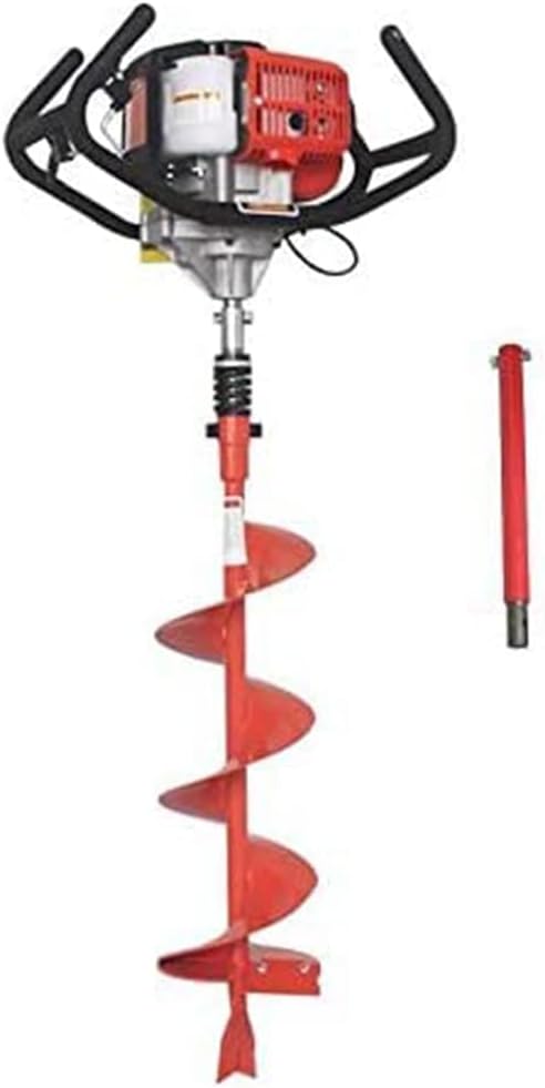 THUNDERBAY Partner Up 1 or 2 Man Earth Auger with 52cc, 2 Cycle Engine+ Extension