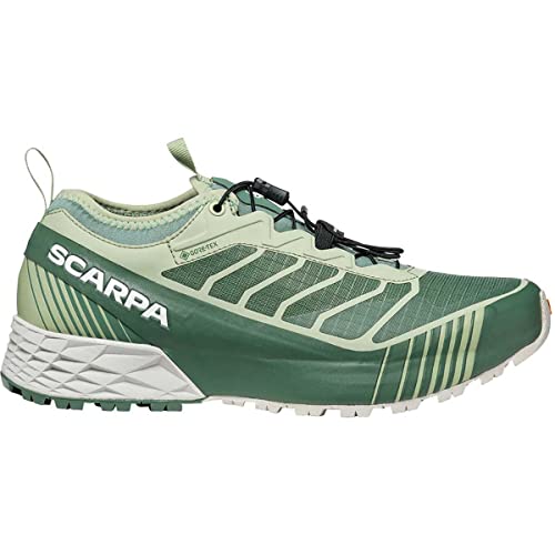 SCARPA Ribelle Run GTX Diga, Trail Running Donna, Minerale Verde Grigio, 40 EU