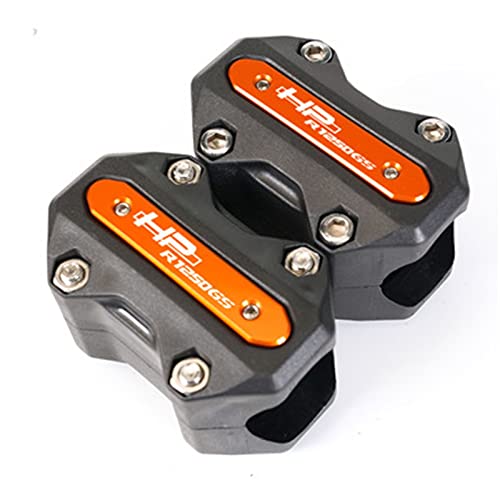 Protection pare-chocs BMW R1250GS évite les rayures de chute bloc 25mm orange