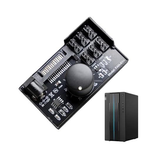 Concentrador de ventilador de computadora con interfaz de 4 pines para accesorios de PC 2