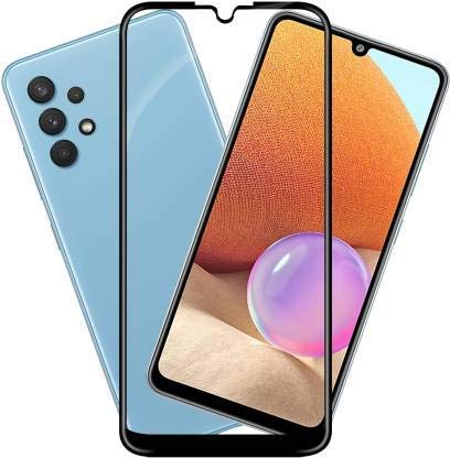 Image of VZZR?'s D+ / 11D Tempered Glass for Samsung Galaxy A32 Screen Protector Edge to Edge Coverage 9H, 2.5D, 0.3mm, Full Glue Guard with Installation Kit