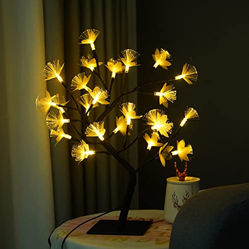 24LED Fiber Optic Tree Lamp