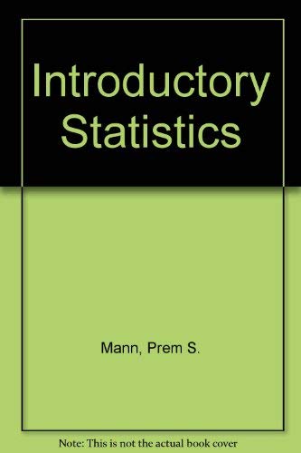 Introductory Statistics 0471527335 Book Cover