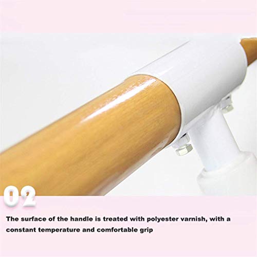 Barre de ballet murale extensible avec trépied de support - 2