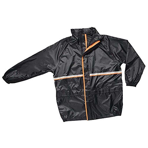 Multilaser Capa De Chuva + Calça Racer Moto G Com Forro E Impermeável Preta Atrio - Mt087