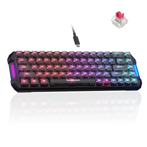 Amazon | 【HE磁気スイッチ搭載】DarkBeacon Flux68 有線ゲーミング
