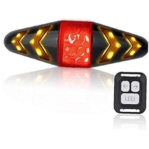 Fiets achterlicht, met richtingaanwijzer, USB opladen LED-fiets staart remlicht, draadloze afstandsbediening geschikt…