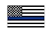 Rogue River Tactical Thin Blue Line Blue Lives Matter Flag Sticker Vinyl Decal for Car Truck Window Bumper Sticker Support of Police and Law Enforcement Officers ((3 Pack) 3x5)