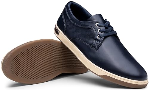 Image of Jousen Men's Fashion Sneakers Classic Retro Casual Shoes for Men Breathable Business Dress Sneaker