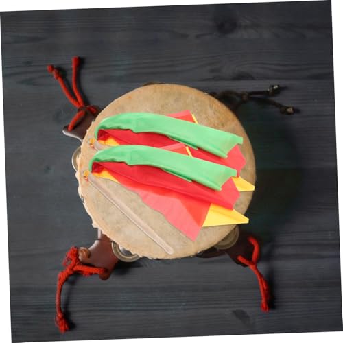 Baquetas de madera con pañuelos para percusión miniatura 5