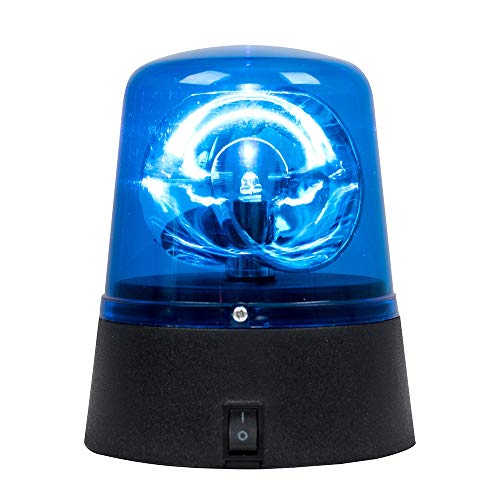 MiniSun | Novelty Rotating Blue LED Police Siren Flashing Light | Mood Lights, Home Décor & Improvement Essential