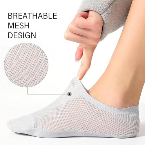 Ultra Thin Liner Socks Non Slip ComBed Cotton No Show Socks, breathable non-slip ultra-thin, for Womens and Men2