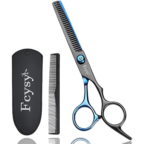 Thinning Scissors Hairdressing Blending Shears, Fcysy Professional Hair Thinning Scissors Texturizing Scissors Hairdresser Hair Thinner, Thinning Shears Kit with Comb Barber Haircut Scissors Set Cover