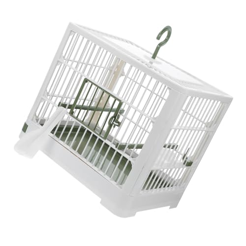 BESPORTBLE Foldable Bird Travel Cage for Parrots Parakeet Cages Portable Bird Carrier Stand Easy to Transport and Clean