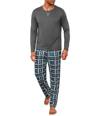 Demegimi Demgimi Pijama Hombre Invierno Friki Pijama Hombre Largo Ropa de Dormir con Top y Pantalones 2 Piezas | Ya disponible en tu tienda friki favorita! En mundofriki.es!
