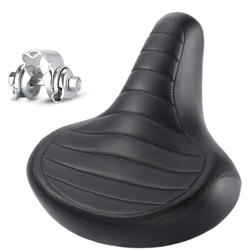 Coussin de selle de vélo avec absorption des chocs et housse étanche ergonomique