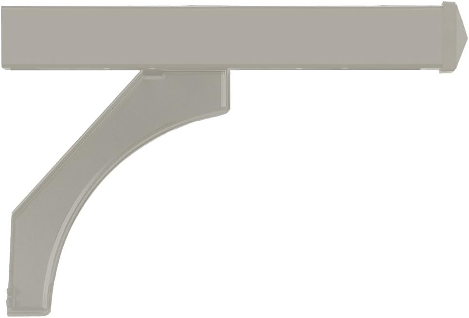 Salsbury Industries 4378D-NIC Arm Kit Replacement for Deluxe Post for 2 Designer Roadside Mailboxes, Nickel