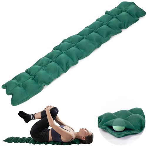 【DESIGN ERGONOMICO】 Con le dimensioni di 107 x 23 cm, questo cuscino ergonomico segue la curvatura naturale della colonna e agisce in modo mirato su zona cervicale, toracica e lombare. Ottimo per esercizi di stretching controllato e riallineamento posturale.