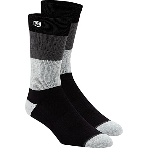 100% Unisex Adult 100 Percent - Trio Blk Lg/Xl (24022-001-18) Athletic Socks, Standard, Large-X-Large US