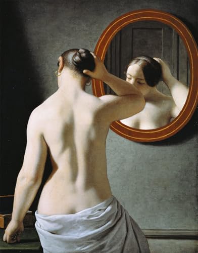 Art mural femme se coiffant Eckersberg | Poster géant graffiti chic 60x90cm