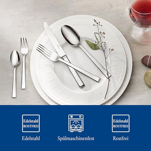 Villeroy & Boch – Victor Tafelbesteck 30 Teilig, Besteckset Für 6 Personen, Spülmaschinenfest, Rostfrei, Messer, Gabel, Löffel… – Ansicht 3