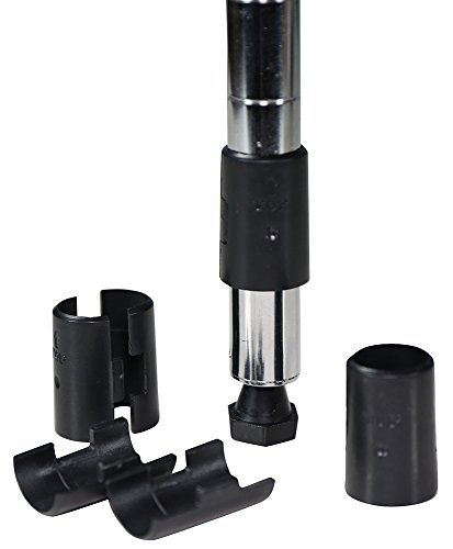 Shelf Clips/Split Sleeves, Black, 1 Pack / 4 Pair (1" Diameter Post Size)
