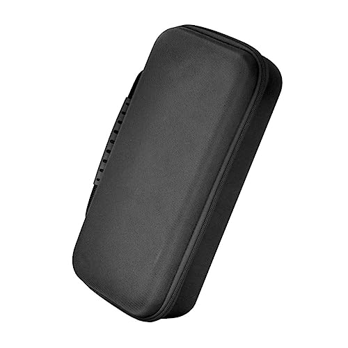 Angoily Game Console Carrying Case Travel Hard Box for Deck Console Protective Shell with Mesh Pockets for Accessories Wear Resistant Skid Design Shockproof Storage