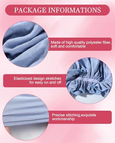 Image of Halfchet 4 Pcs Chemo Headwear for Women Pre Tied Cancer Caps Head Scarf Turbans for Women Patients Gifts