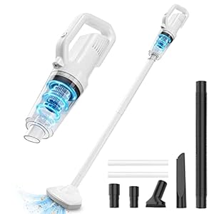 Akku Handstaubsauger, 12000pa Starke Saugleistung, 30-Minuten-Laufzeit, leicht, extrem leise, wiederaufladbarer Akku, 2…