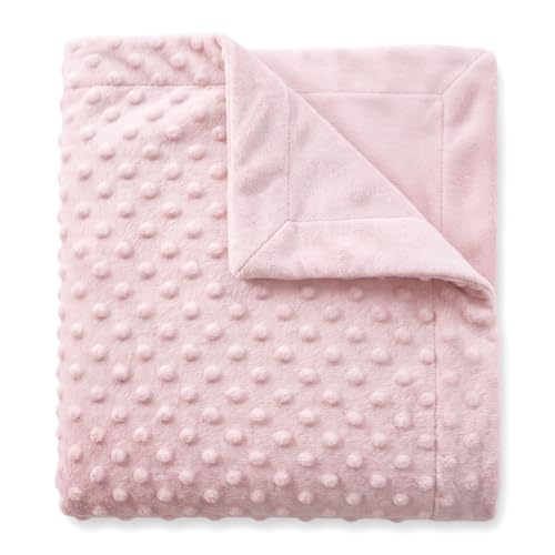 variouss Manta para bebés, 0.80 x 1.10 m Manta para recién Nacidos Mantitas para Bebes Suave y Confortable Cálida niña y niño Mantas para Todas Las Estaciones (Rosa)