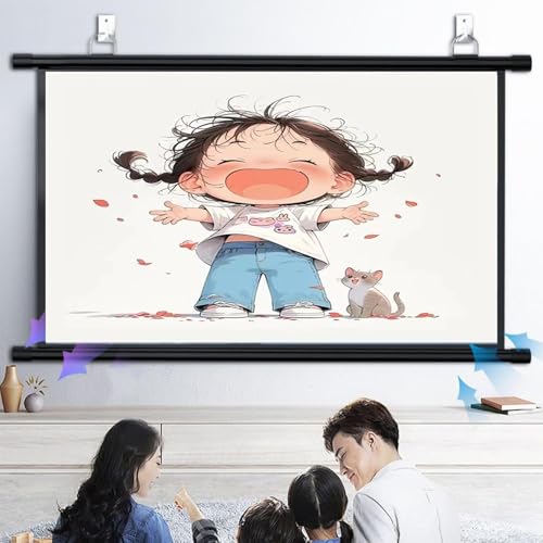 Pantalla Manual para Proyector 4:3 y 16:9 HD 50" miniatura 6