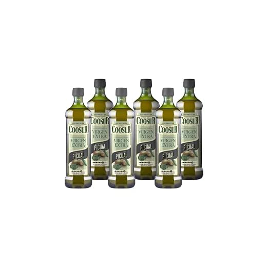 COOSUR - Aceite de Oliva Virgen Extra, Picual. Pack 6 Botellas x 1 L