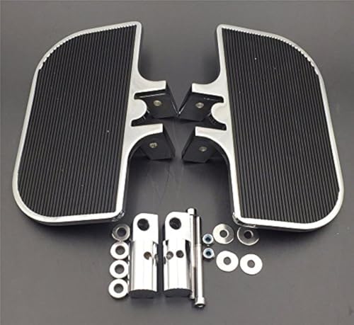 Repose-pieds arrière moto chromé pour passager HTT Group