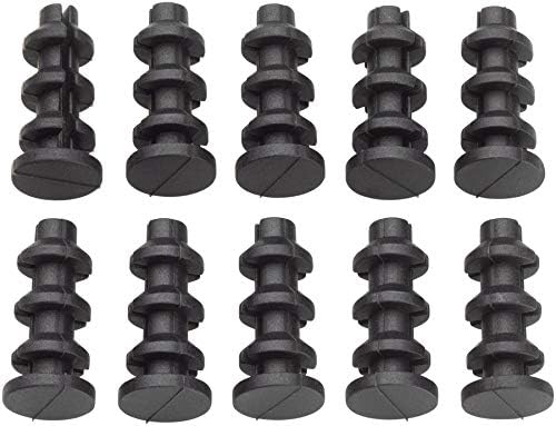 Jagwire Plug Refill Bag-Close Type (6 to 6.3mm Frame) Spare Parts Adult Unisex, Black, One Size