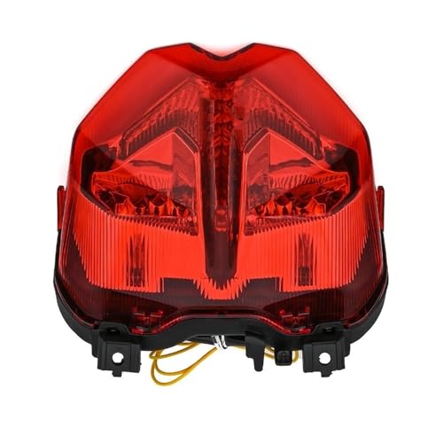 Feu arrière moto LED pour MT09 2021-2023 avec clignotants intégrés étanches rouge