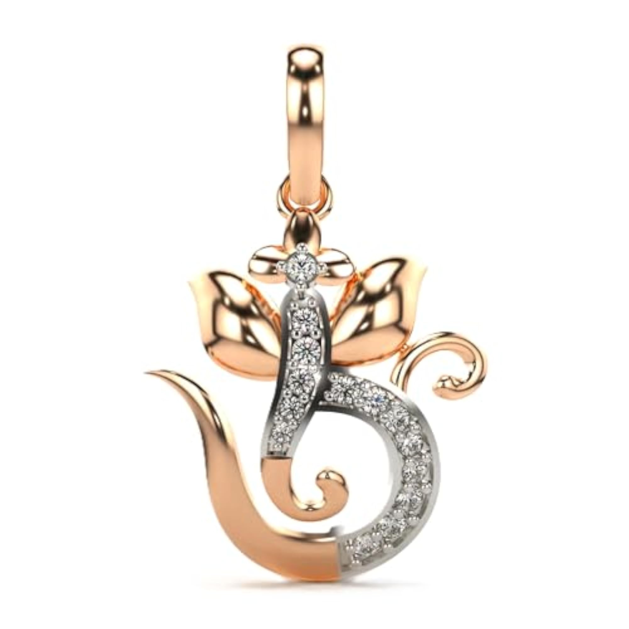 Women's Sterling Silver Pendant with Certified Lab Grown Diamond, Elegant