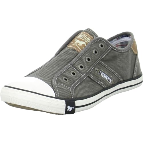 MUSTANG Herren Canvas Sneaker Grau, Schuhgröße:EUR 44