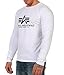 Produktbild ALPHA INDUSTRIES Herren Basic T-LS Longsleeve T-Shirt, White, L